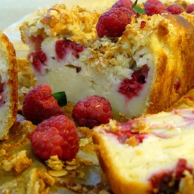 Recept na malinový chlebíček: