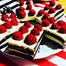 Recept na malinové řezy: