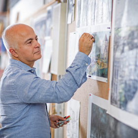 Projekt Drážďany 1945 v městském Panometru má opět na starosti audiovizuální umělec Yadegar Asisi.