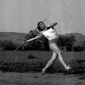 Dana Zátopková, roz. Ingrová, byla československá atletka – oštěpařka, olympijská vítězka a manželka jednoho z nejslavnějších československých sportovců Emila Zátopka.