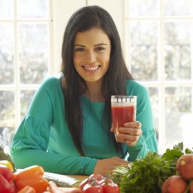 Zeleninové šťávy jsou skvělé při redukčních dietách.