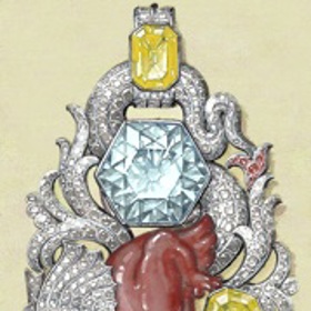 Diamant Hope za časů krále Ludvíka XIV. 