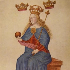 Karel IV. přesto na Křivoklát nezanevřel. Prožil zde líbánky se svou první manželkou, půvabnou Blankou z Valois.