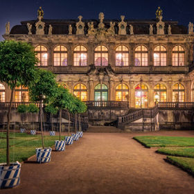 Drážďanský Zwinger je i sídlem unikátní expozice porcelánu.