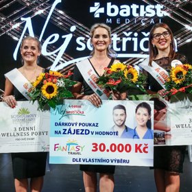 Tři NEJ sestřičky roku 2019. Vítězkou se stala Kateřina Křenková, na druhém místě se umístila Veronika Hryzáková a jako třetí skončila Natalia Panasenko.