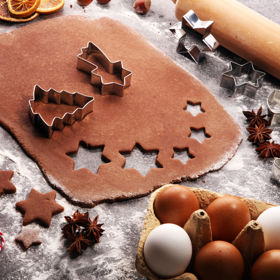 Vánoční bezlepkové perníčky.