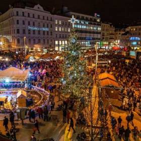 Adventní trhy v Brně.