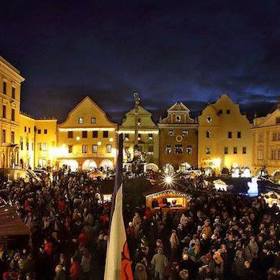 Adventní trhy v Českém Krumlově.