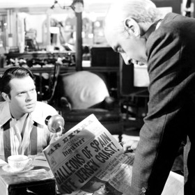 Film Občan Kane o dravém tiskovém magnátovi režíroval a zároveň v něm ztvárnil hlavní roli.