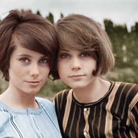 Françoise Dorléac se svou o rok mladší sestrou Catherine Deneuve