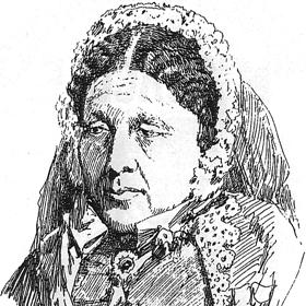 Mary-Jane Seacole na známé kresbě umělce Williama Simpsona.