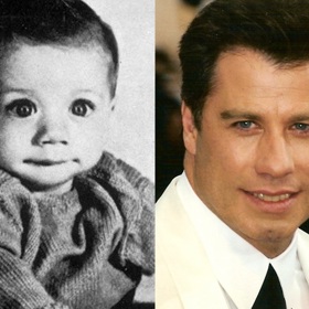 John Travolta: Rodák z Englewoodu v New Jersey byl v dětství pekelně roztomilý klučina. Proslavil se v Horečce sobotní noci, ale proslul i zabiják Vincent Vega ve filmu Quentina Tarantina Pulp Fiction: Historky z podsvětí.