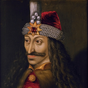 Vlad III. Dracula. Známý též jako Napichovač. Zemřel v roce 1476. Právě tento valašský šlechtic dal vzniknout kultu jménem Drákula.