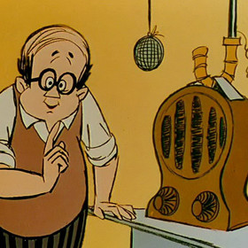 Někteří lidé tvrdí, že táta Smolík je předobrazem Homera Simpsona. Počtem vlasů by tomu jistě odpovídal.