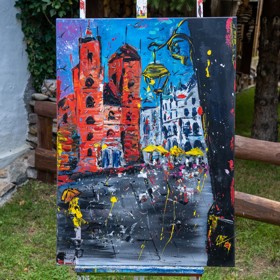 Tvorba v tichu a klidu domova je pro Elaine Lóre důležitá i kvůli jejímu onemocnění - sociální fobii.