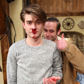 Marek Lambora alias  Janek to pěkně schytal od Štěpána za to, že mu přebral Týnu.