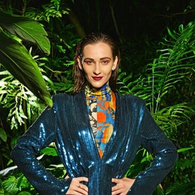 ...a tak si focení v Botanické zahradě náramně užila.