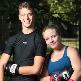 Nejenom ve sportu, ale i v dalších aktivitách Martina tvoří nerozlučnou dvojici se svým bratrem. 