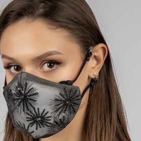 Americká módní značka House of X se specializuje na zejména na mladou módu, které přizpůsobila i styl roušek.