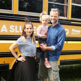 Ze Slunečného busu byla nadšená i dcera Lukáše Langmajera.