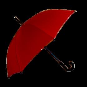 Nebojte se červeného deštníku. Je prokázáno, že  dodá potřebnou energii. Navíc vás za šedého deštivého dne nikdo nepřehlédne. 
