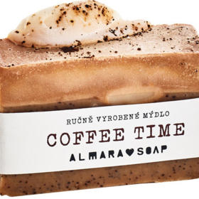 Ručně vyráběné mýdlo s kávou pro normální pokožku, 149 Kč