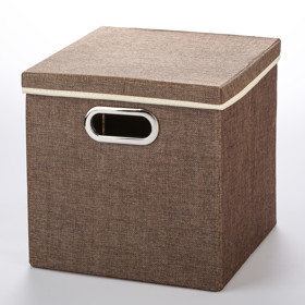 Praktický vysoký box s textilním povrchem, 249 Kč