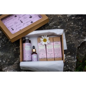 Produkty Krásná slečna jsou určeny pro znečištěnou, problematickou a mastnou pleť, s rozšířenými póry a sklony k tvorbě akné a ekzémů. Pečují o ni, detoxikují, vyživují, čistí a hydratují, 1543 Kč/set.