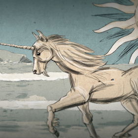 Kouzelný jednorožec se vyskytuje v mnoha pohádkách. Jeho roh prý působí jako protilátka na různé otravy.
