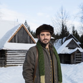 Pobyt ve slovenském skanzenu si užil i jeden z hlavních představitelů – Vojta Kotek.