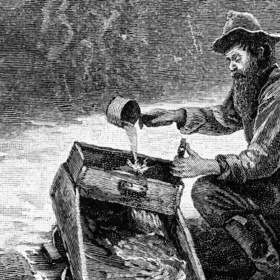 Způsoby získávání zlata byly velmi primitivní.