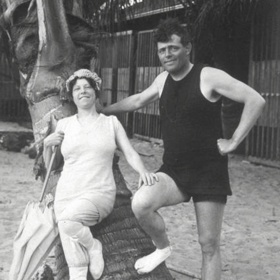 Jack se svojí manželkou Charmain.