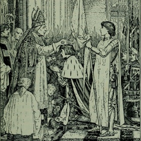 Do boje jela Johanka s požehnáním tehdy všemocné církve.