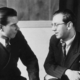 Jaroslav Ježek (vpravo) s Jiřím Traxlerem.