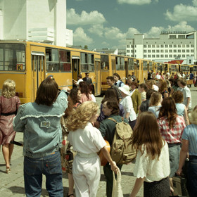 Zatímco jsou obyvatelé Pripjati evakuováni...