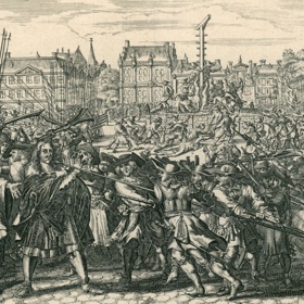 Motiv vraždy bratrů de Wittových je častým námětem uměleckých děl nejen té doby.