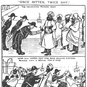 Jakmile se rozkřiklo, jak snadné bylo obelstít britské námořnictvo, vyrojil se bezpočet vtipů upozorňujících na zdařilou recesi.