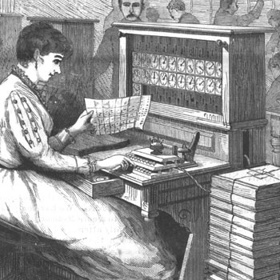 První elektrický stroj, který pomáhal při sčítání lidu, byl od společnosti Hollerith. Stalo se tak v roce 1890.