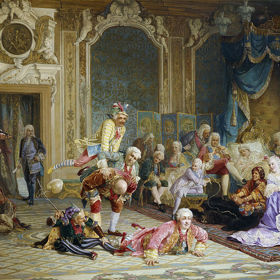 Milenec Anně nestačil, chtěla manžela. Tím se měl stát Michail Alexejevič Golicyn. Ale jelikož neměl zájem, přinutila ho po smrti manželky stát se alespoň dvorním šaškem.