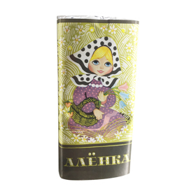 Další Alenčina čokoláda – i když byly obaly trochu odlišné, podstata zůstala stejná. Alenka byla zkrátka klasika a stálice mezi čokoládami z Východu.