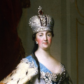 Kateřina Veliká v den své korunovace – 22. září 1762.