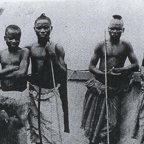 Černošská expozice na výstavě v Luisianě v roce 1904. Okamžitě po otevření výstavy se tato sekce stala nejnavštěvovanější.