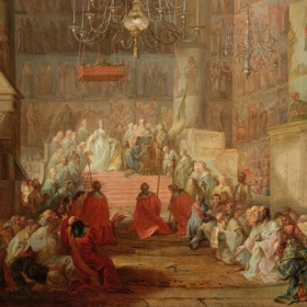 Nedlouho před tímto dnem násilně zemřel její manžel – slabý car Petr III.