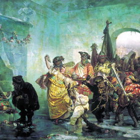 A to nebylo vše. Poté, co se musel na příkaz carevny oženit s ošklivou komornou, čekala ho noc v ledovém paláci... 