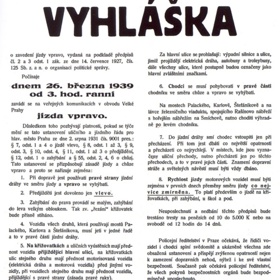 Vyhláška o jízdě vpravo ve Velké Praze byla vydaná 24. března a platit začala o dva dny později ve 3 hodiny ráno...