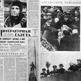 Jurij Gagarin a zprávy o jeho letu byli doslova všude. Je to už 60 let...