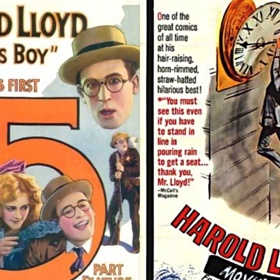 Plakáty na filmy s Haroldem Lloydem visely všude. Vždyť byl ve své době finančně úspěšnější než Charlie Chaplin. Zatímco jeho slavnější kolega se proslavil díky figurce tuláka, Lloydovým poznávacím znamením byly kulaté kostěné brýle.