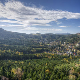 Lužické pohoří je oblíbenou turistickou destinací.