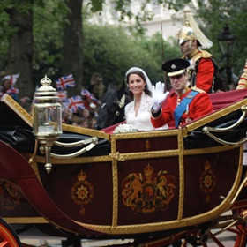 Kočár na královské svatbě prostě nesmí chybět. Tradice v takový den hrají prim.