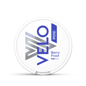 
Velo Mini (CZ) WHT - Front - Berry Frost 6mg